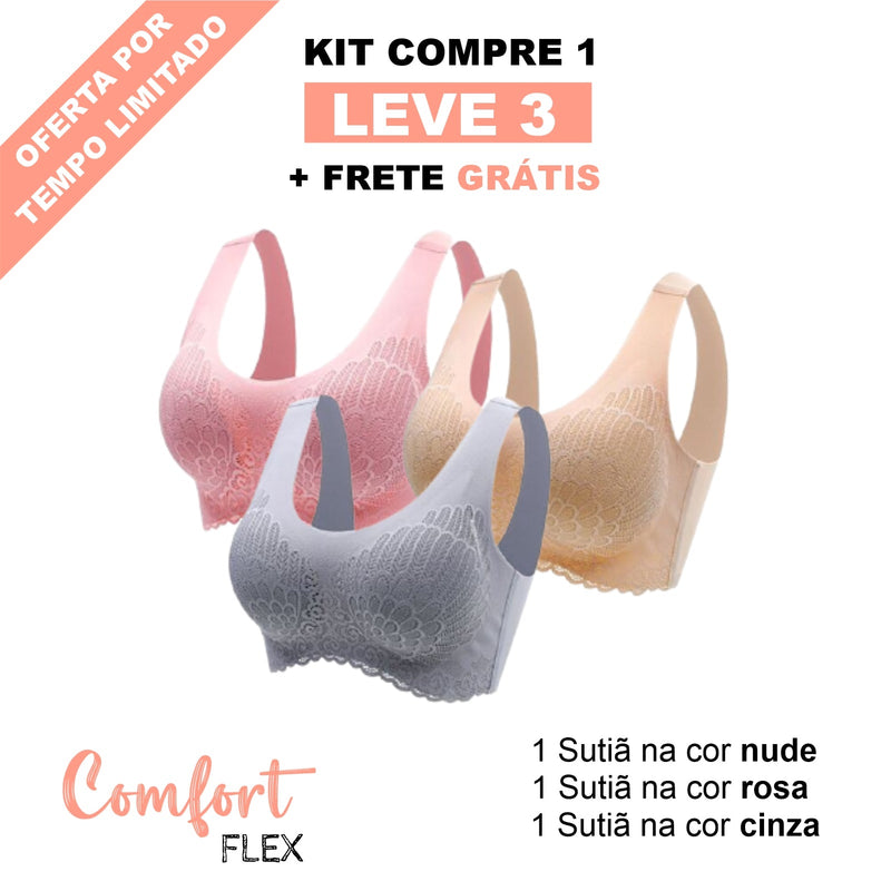 Sutiã Comfort Flex - Compre 1 leve 3